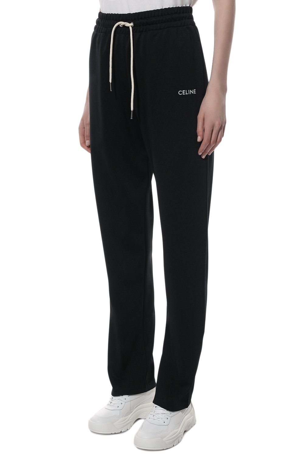 Брюки CELINE черного цвета по цене 77750 руб., арт. 2Z1371210, фото 3 Брюки CELINE, арт. 2Z1371210, фото 3