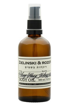 Масло для тела иланг-иланг, ветивер, амбра (100ml) ZIELINSKI&ROZEN бесцветного цвета, арт. 7290116443904 | Фото 1 (Нос: Не проставлено; Региональные ограничения белый список (Axapta Mercury): Не проставлено; Тип продукта: Масла; Назначение: Для тела; Косметика кросс-кт: Уход У)