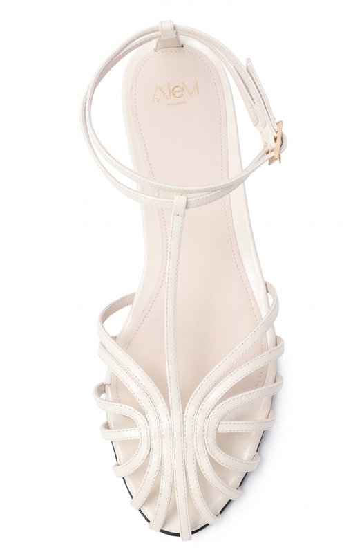 Лакированные сандалии Elena Alevi Milano L26S2004.5.1261107/CHARME Кремовый  L26S2004.5.1261107/CHARME Фото 6
