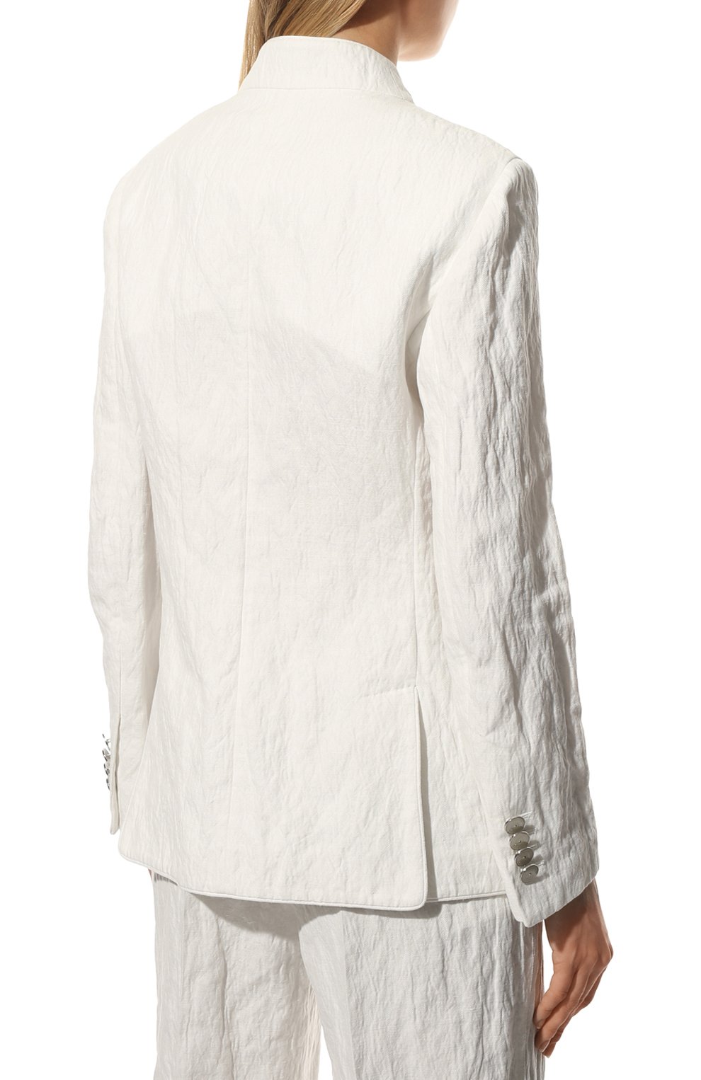Жакет из хлопка и льна GIORGIO ARMANI, арт. 2SHGG004/T0351, фото 4