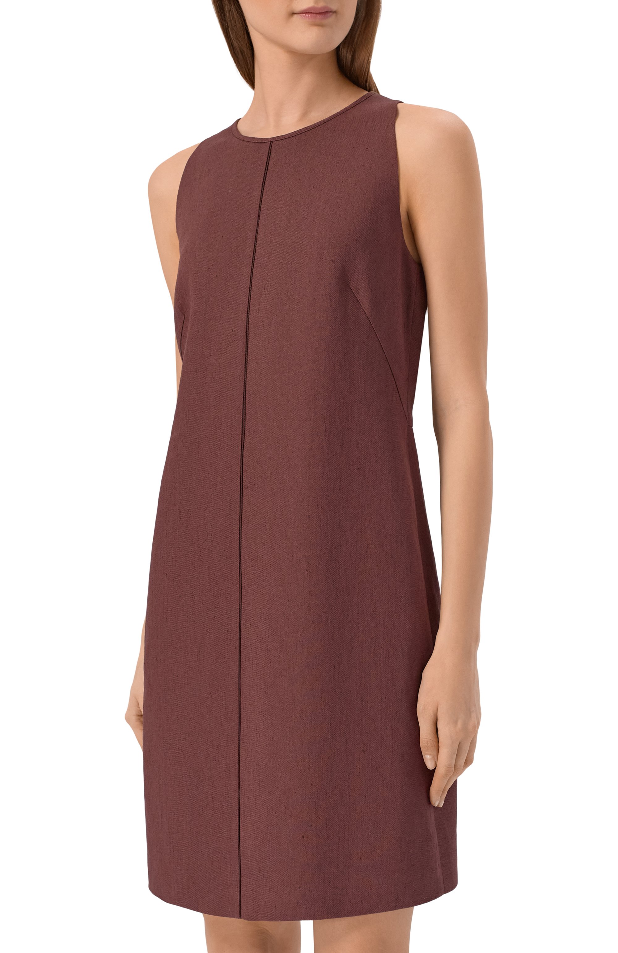 Платье изо льна и вискозы BOSS, арт. 50557447, фото 3