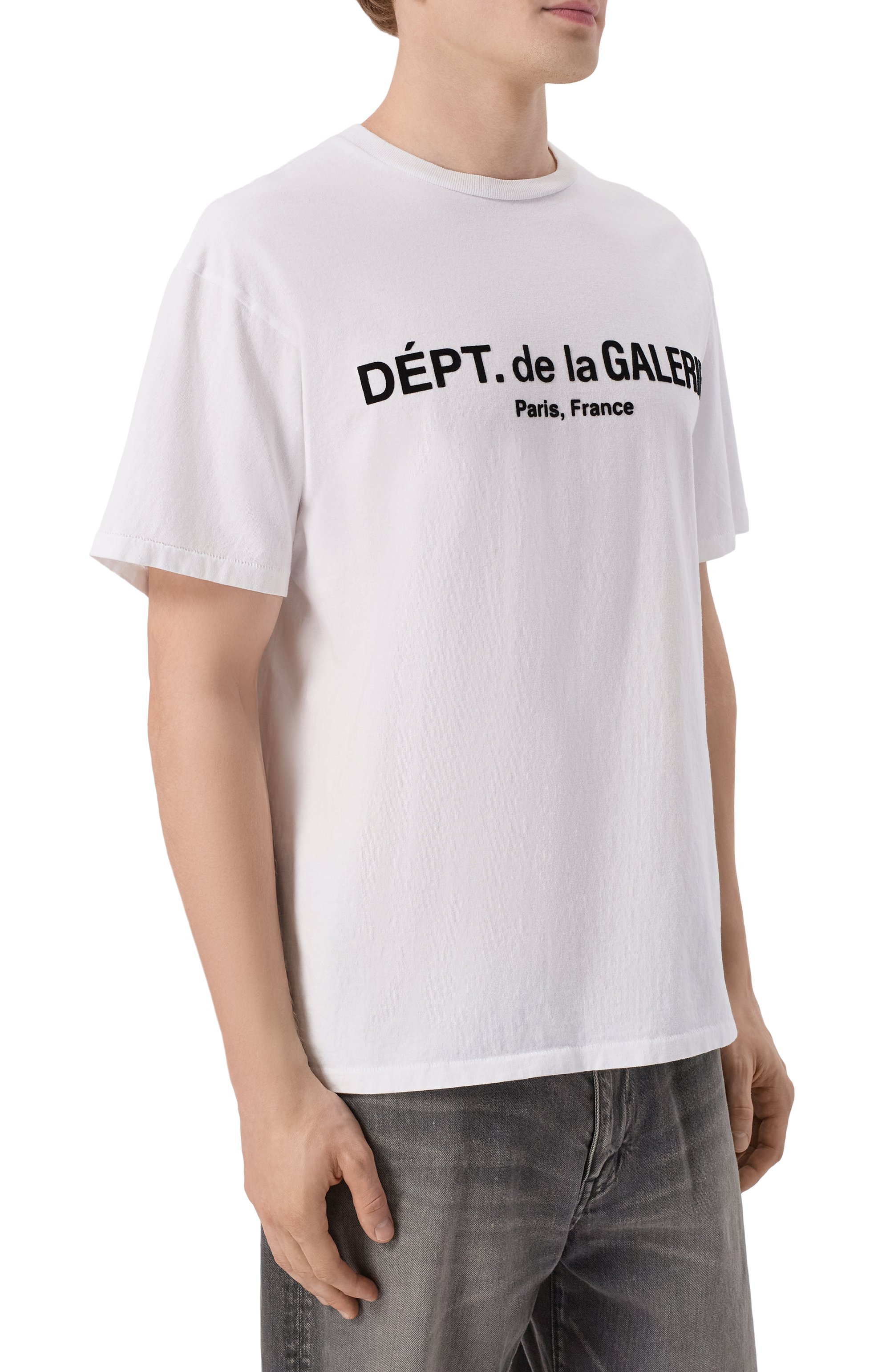 Хлопковая футболка GALLERY DEPT., арт. T0P036/C0TT0N, фото 3