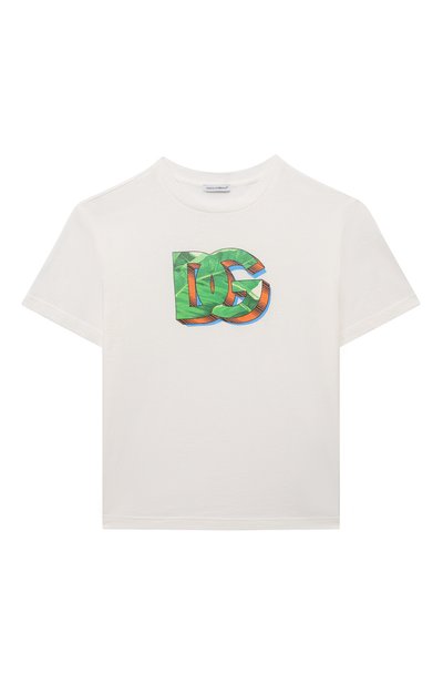 Хлопковая футболка DOLCE & GABBANA, арт. L4JTEY/G7K8C/8-14, фото 1