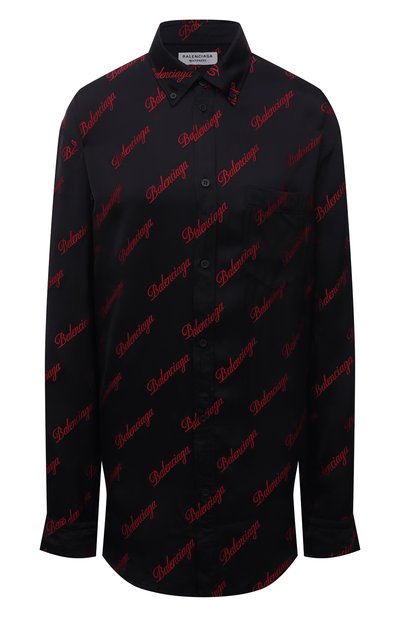 Женская рубашка из вискозы BALENCIAGA, арт. 658956/TK052