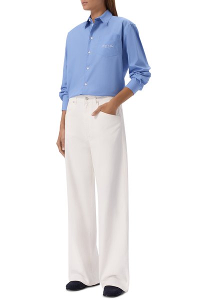 Женская хлопковая рубашка SPORTY AND RICH, арт. SI006711329BL144