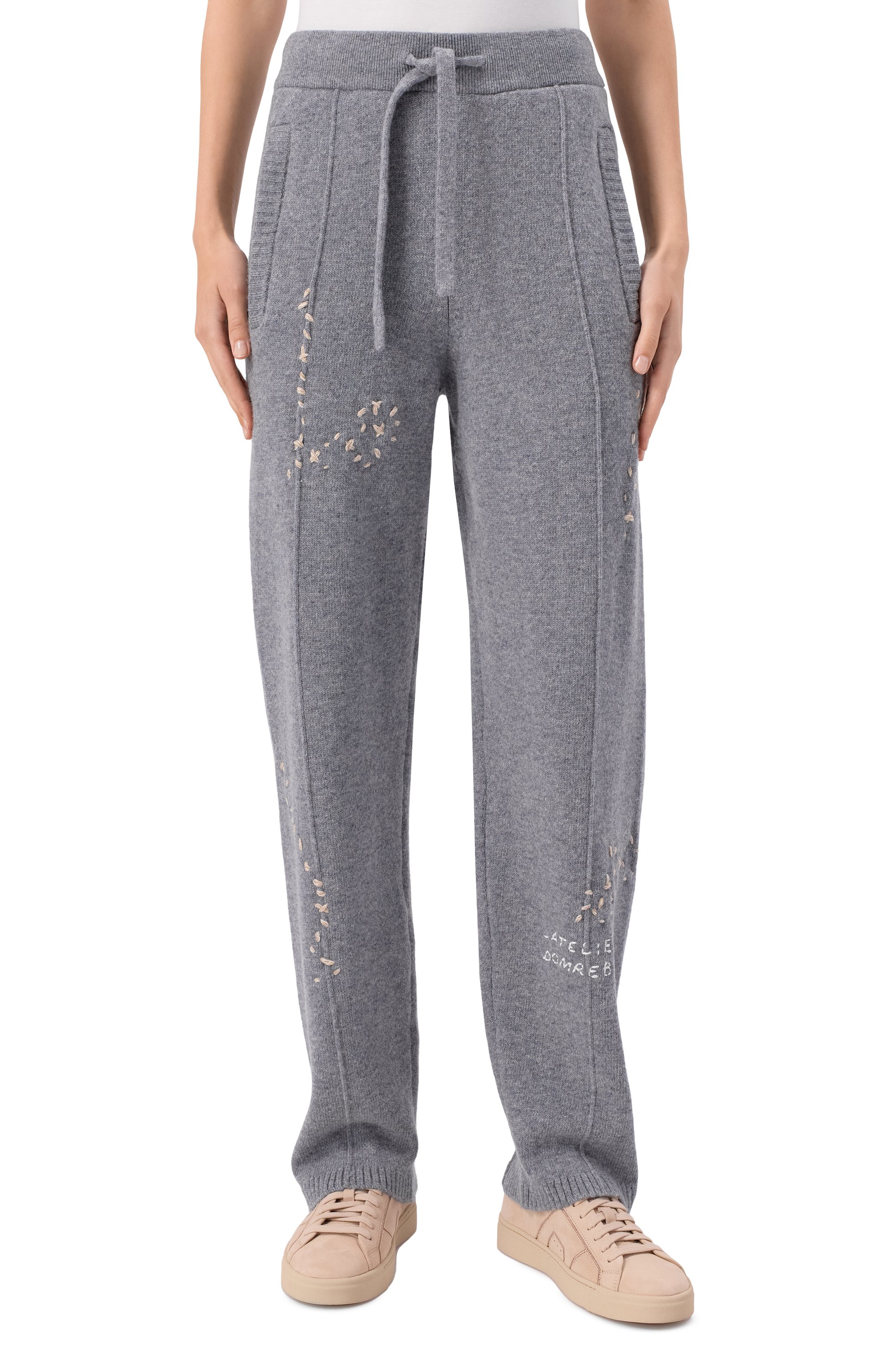 Джоггеры DOMREBEL, арт. 0FFICE KNIT TR0USERS, фото 3