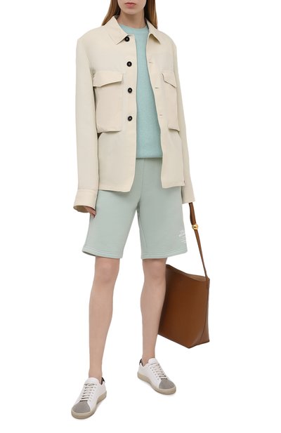 Кашемировый пуловер STELLA MCCARTNEY светло-голубого цвета по цене 94950 руб., арт. 601883/S7231, фото 2 Кашемировый пуловер STELLA MCCARTNEY, арт. 601883/S7231, фото 2