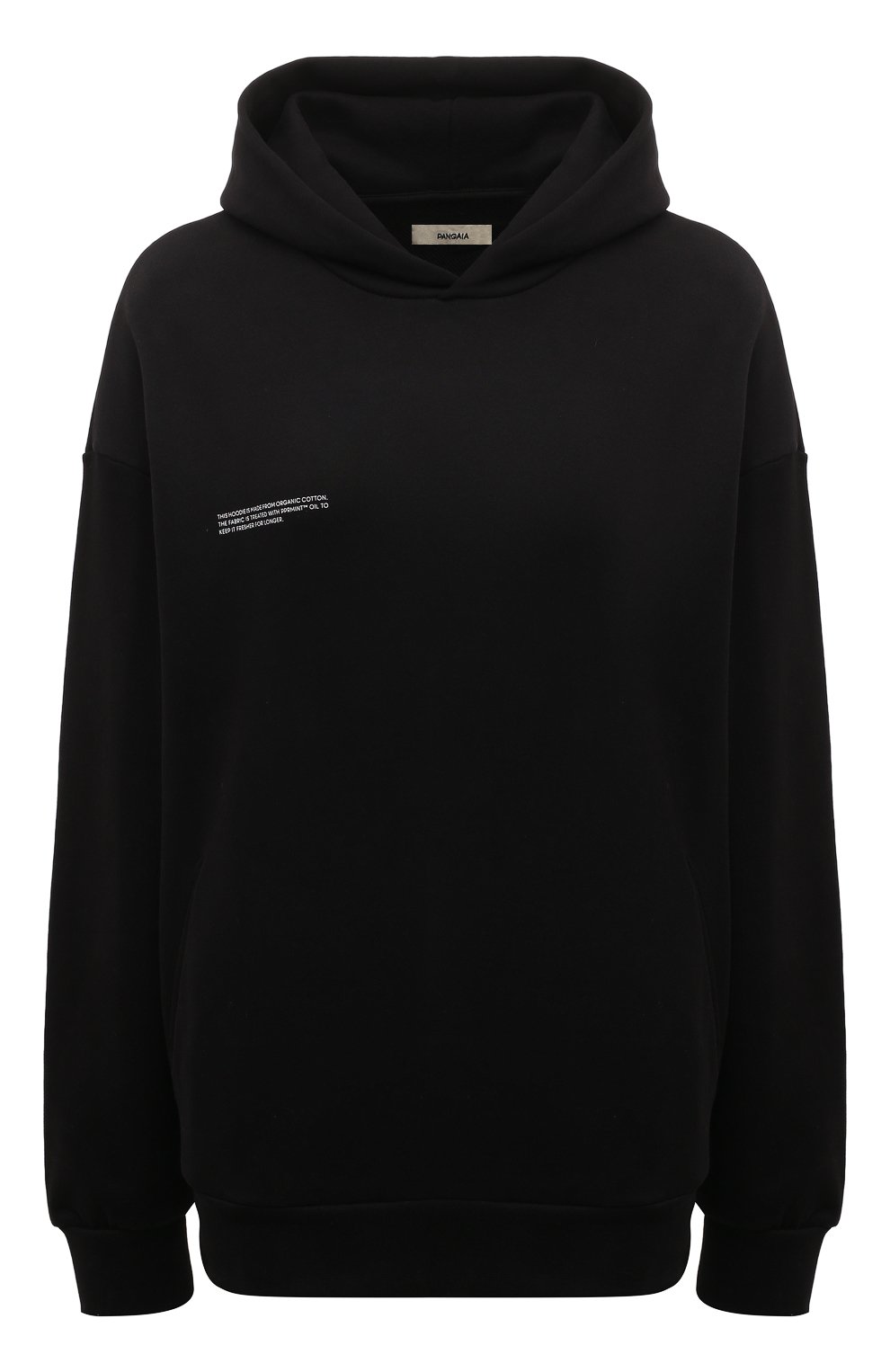 Хлопковое худи PANGAIA черного цвета по цене 20800 руб., арт. 10000180, фото 1 Хлопковое худи PANGAIA, арт. 10000180, фото 1