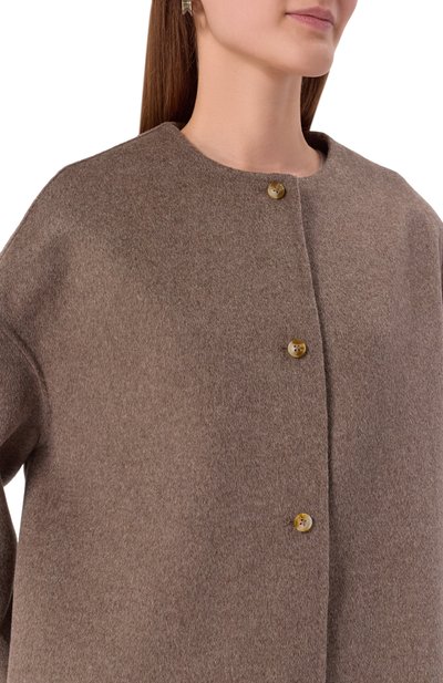 Полупальто из шерсти и кашемира LOULOU DE SAISON, арт. DUNNE, фото 5