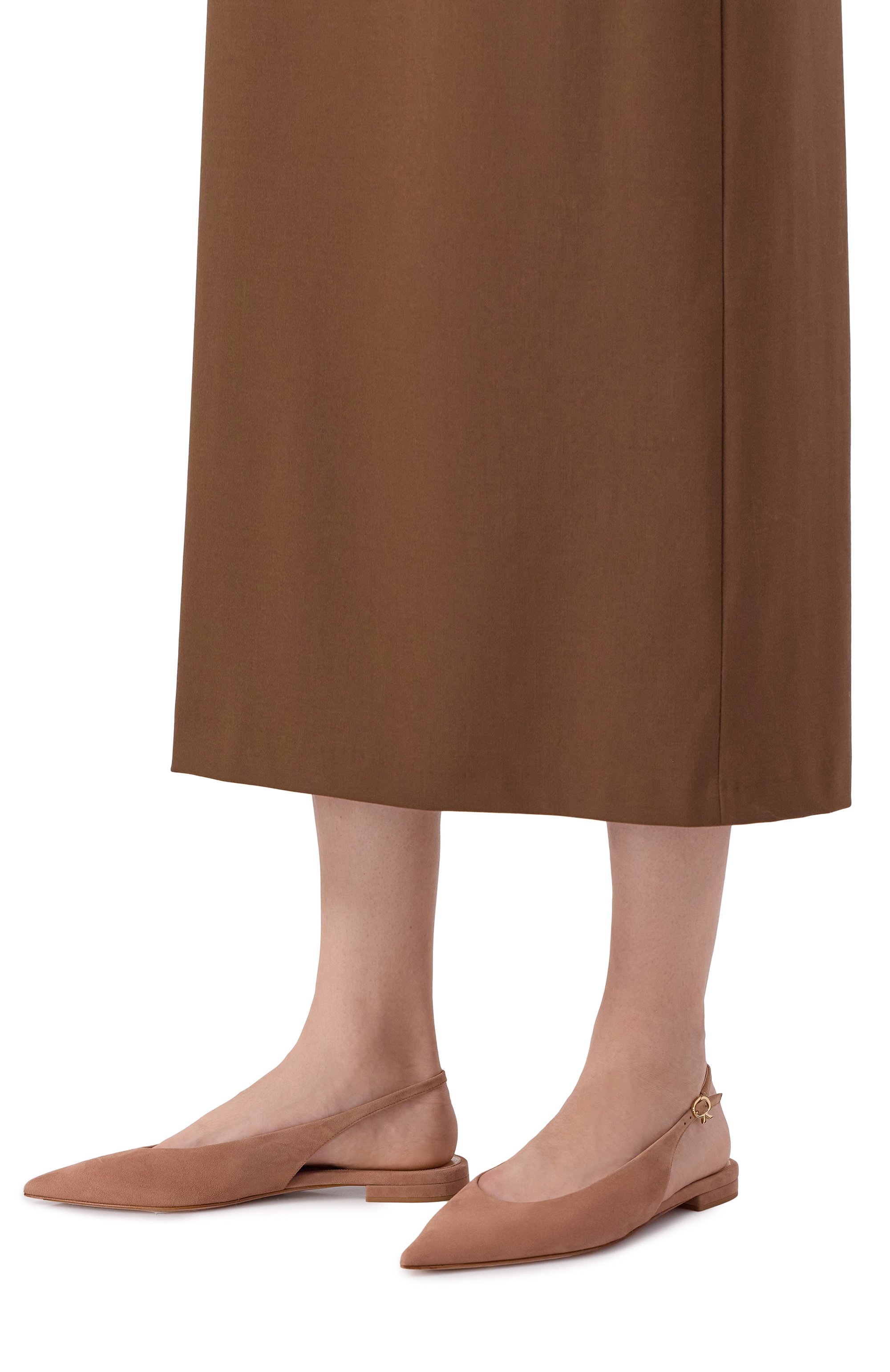 Замшевые балетки robbie sling 05 GIANVITO ROSSI, арт. G95546.05RIC.CAMPRAL, фото 2