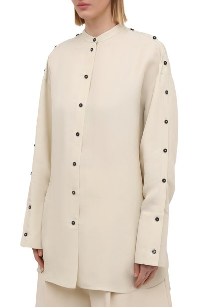 Рубашка из вискозы и шелка JIL SANDER, арт. JSPS601104-WS391900, фото 3