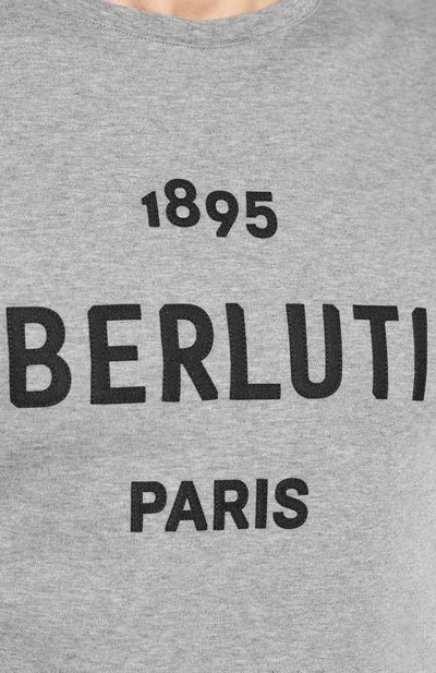 Хлопковая футболка BERLUTI, арт. R15JRS29-006, фото 5