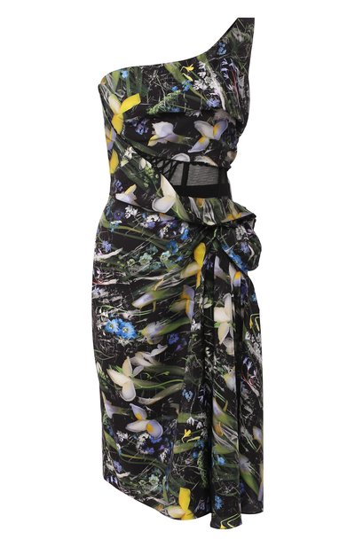 Женское шелковое платье ALEXANDER MCQUEEN, арт. 573555/QMD04