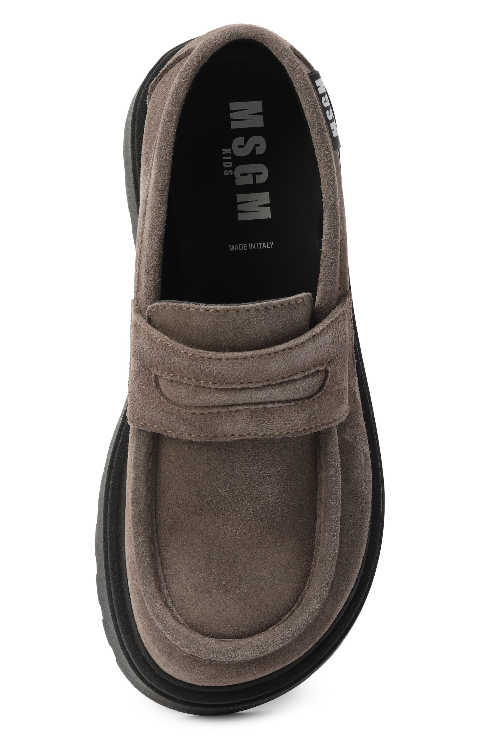 Замшевые лоферы MSGM KIDS, арт. 81158/28-35, фото 4
