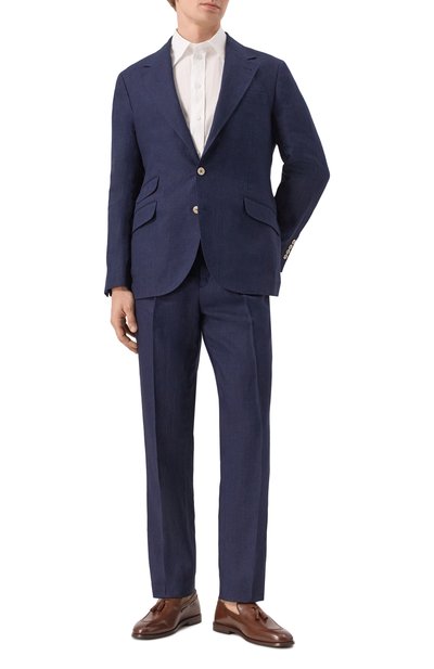 Мужской льняной костюм BRUNELLO CUCINELLI, арт. MB430LDWH
