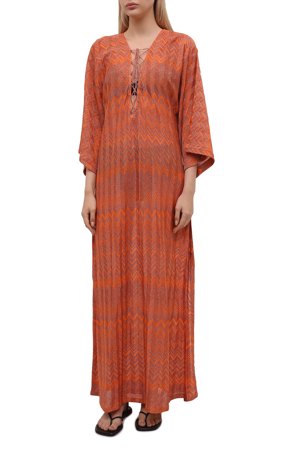 Туника MISSONI оранжевого цвета по цене 75850 руб., арт. MMQ00285/BR00FU, фото 3 Туника MISSONI, арт. MMQ00285/BR00FU, фото 3