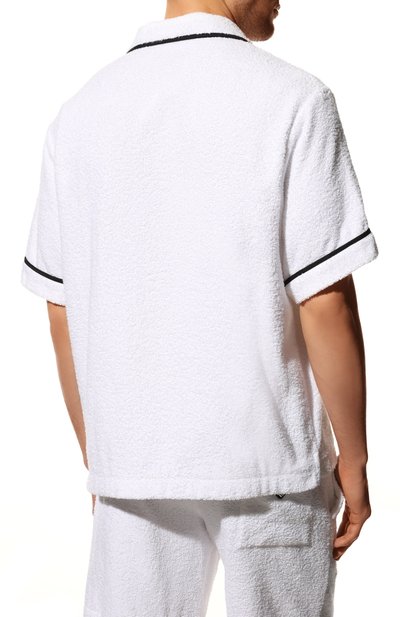 Хлопковая рубашка PRADA белого цвета по цене 99000 руб., арт. SC559-1ZR3-F0009-212, фото 4 Хлопковая рубашка PRADA, арт. SC559-1ZR3-F0009-212, фото 4