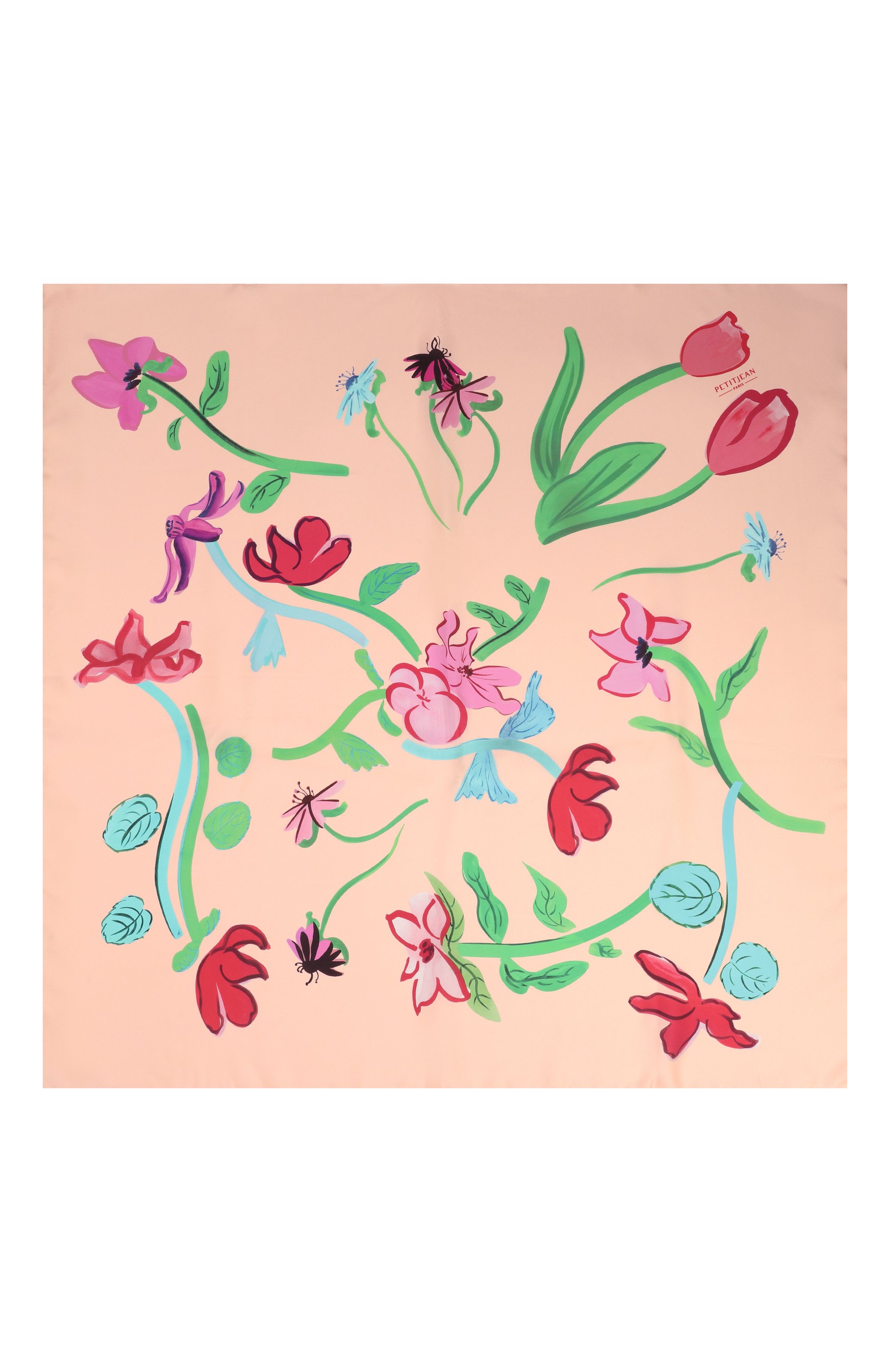 Шелковый платок herbarium PETITJEAN PARIS, арт. 19С22, фото 4