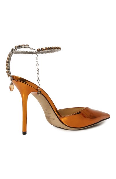 Кожаные туфли saeda 100 JIMMY CHOO, арт. SAEDA100/BAQ, фото 5