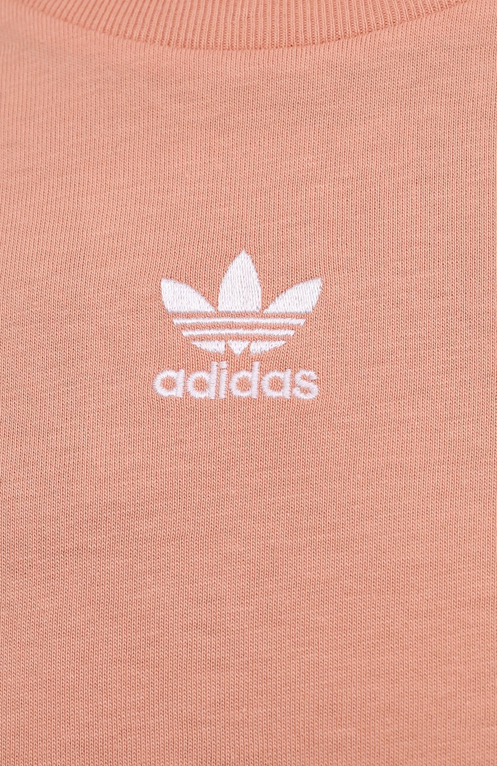 Хлопковая футболка ADIDAS ORIGINALS розового цвета по цене 2130 руб., арт. H37883, фото 5 Хлопковая футболка ADIDAS ORIGINALS, арт. H37883, фото 5