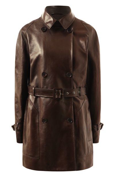 Женский кожаный тренч MVST, арт. ZBKB-Y139-4/Z2764-1