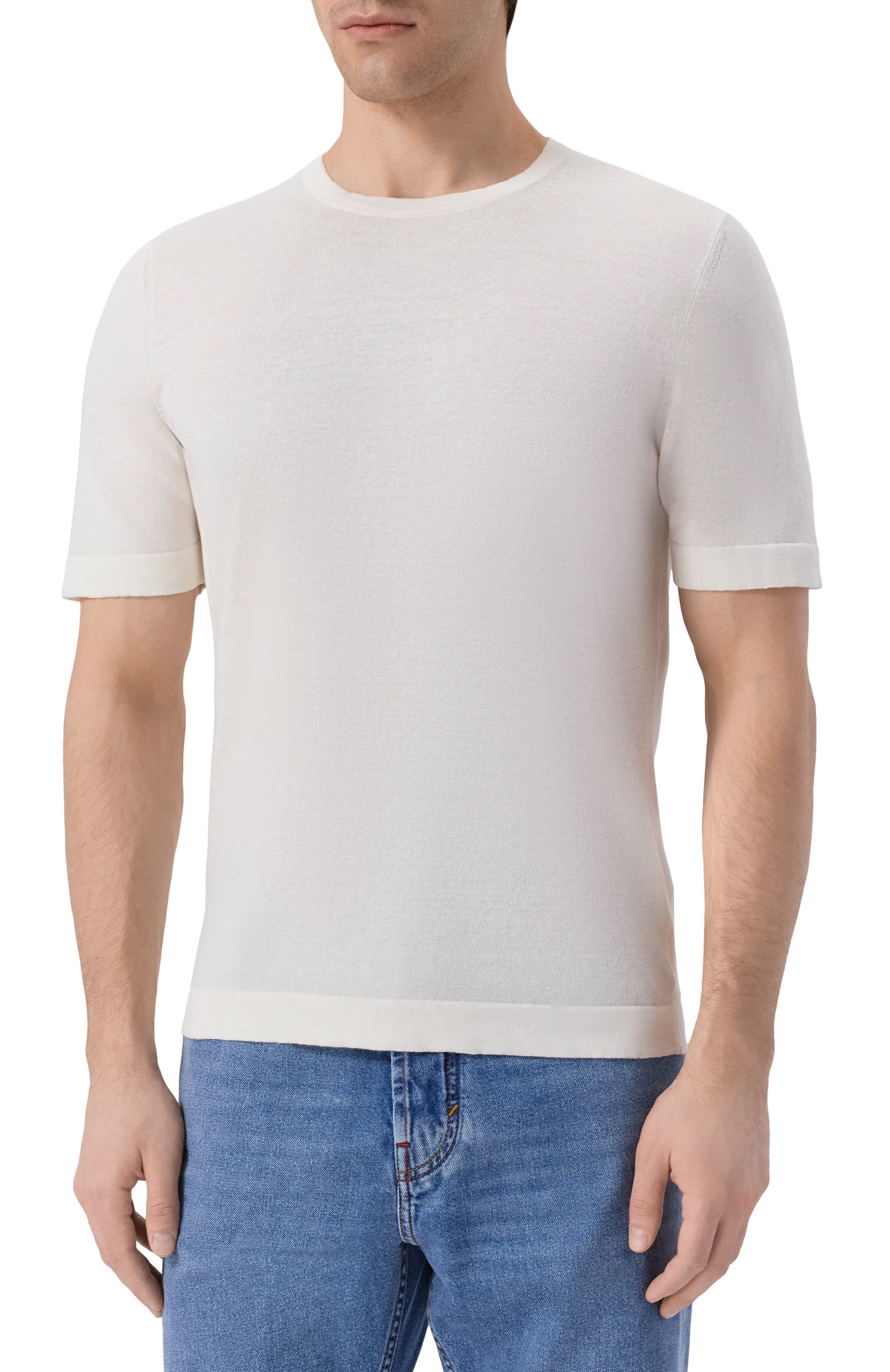 Джемпер изо льна и хлопка GRAN SASSO, арт. 57140/18637, фото 3