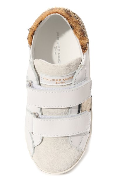 Кожаные кеды PHILIPPE MODEL JUNIOR, арт. 74118/20-27, фото 4