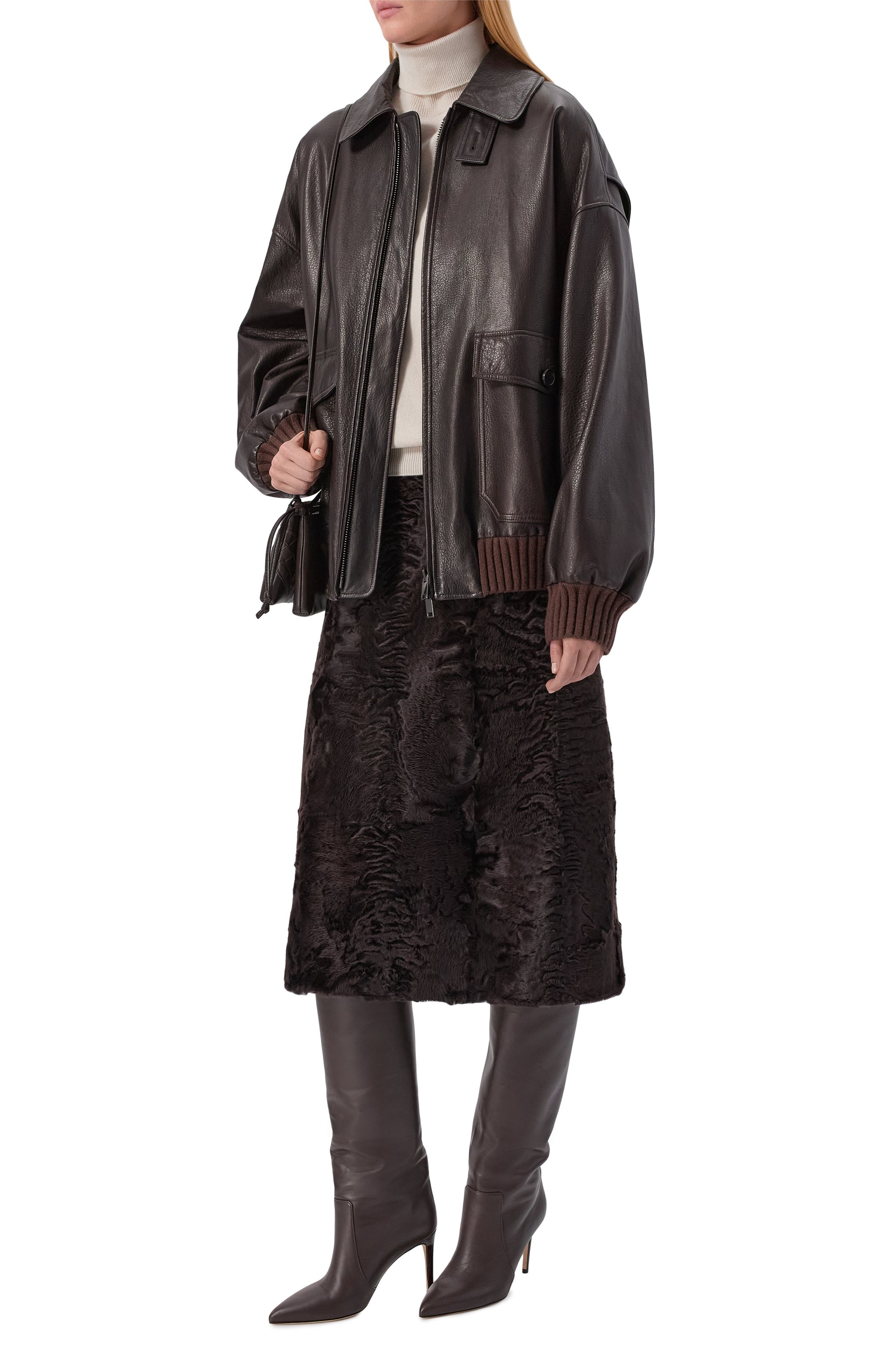 Юбка из свакары MVST, арт. M019/SWAKARA BROWN, фото 2