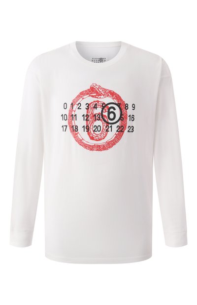 Мужская хлопковый лонгслив MM6, арт. SH2GC0021/S24312