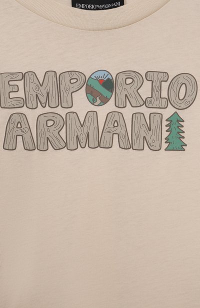 Хлопковый лонгслив EMPORIO ARMANI, арт. EB000729/AF17536, фото 3