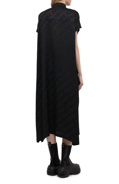 Атласное платье BALENCIAGA, арт. 576677/TILJ1, фото 4