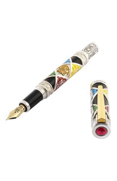 Мужского перьевая ручка хогвартс MONTEGRAPPA бесцветного цвета, арт. ISHPL2SH | Фото 3 (Региональные ограничения белый список (Axapta Mercury): Не проставлено; Нос: Не проставлено; Материал сплава: Серебро)