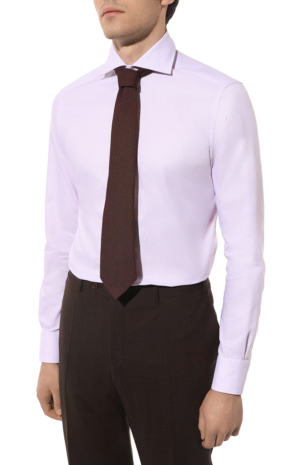 Хлопковая сорочка ZEGNA, арт. 601623A6/9MS0BA, фото 3