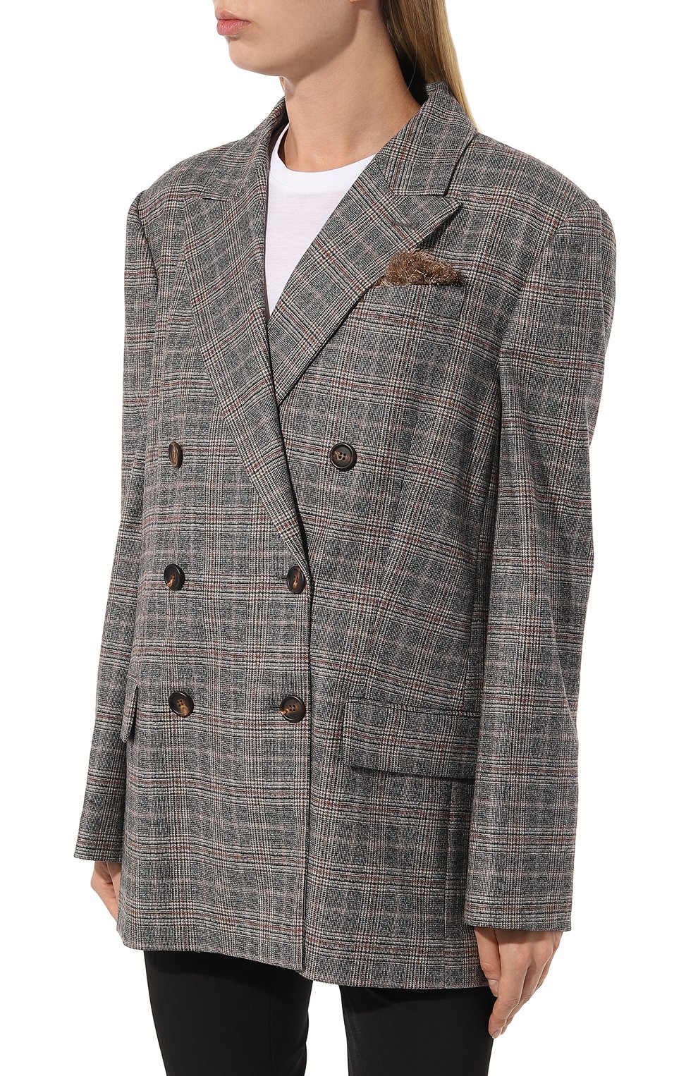 Жакет из шерсти и кашемира BRUNELLO CUCINELLI, арт. MD5132341P, фото 3