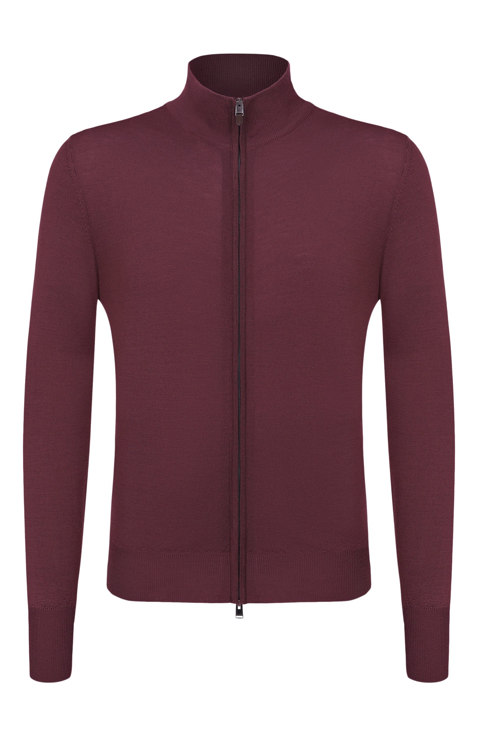 Шерстяной кардиган CANALI фиолетового цвета по цене 62500 руб., арт. C0022/MK01149, фото 1 Шерстяной кардиган CANALI, арт. C0022/MK01149, фото 1