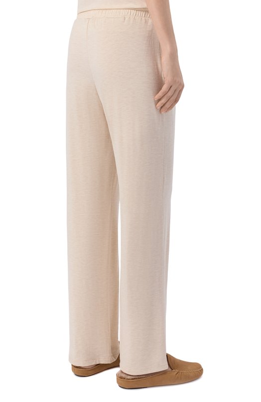 Хлопковые брюки Hanro 074953 Кремовый  074953 Фото 4