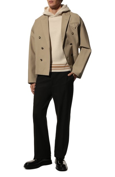 Шерстяное худи BOSS кремового цвета по цене 29500 руб., арт. 50477349, фото 2 Шерстяное худи BOSS, арт. 50477349, фото 2