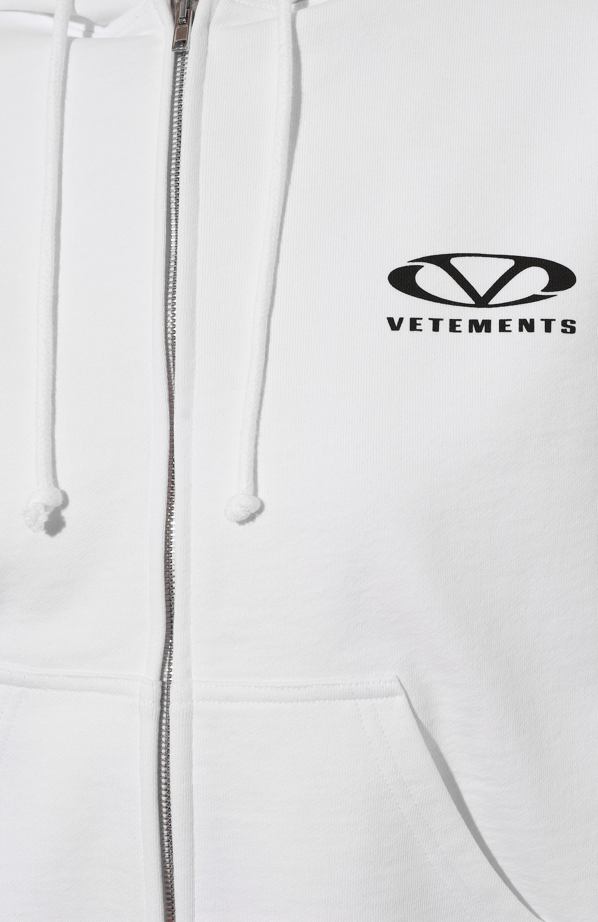Хлопковая толстовка VETEMENTS белого цвета по цене 85000 руб., арт. UA66HD820W, фото 5 Хлопковая толстовка VETEMENTS, арт. UA66HD820W, фото 5