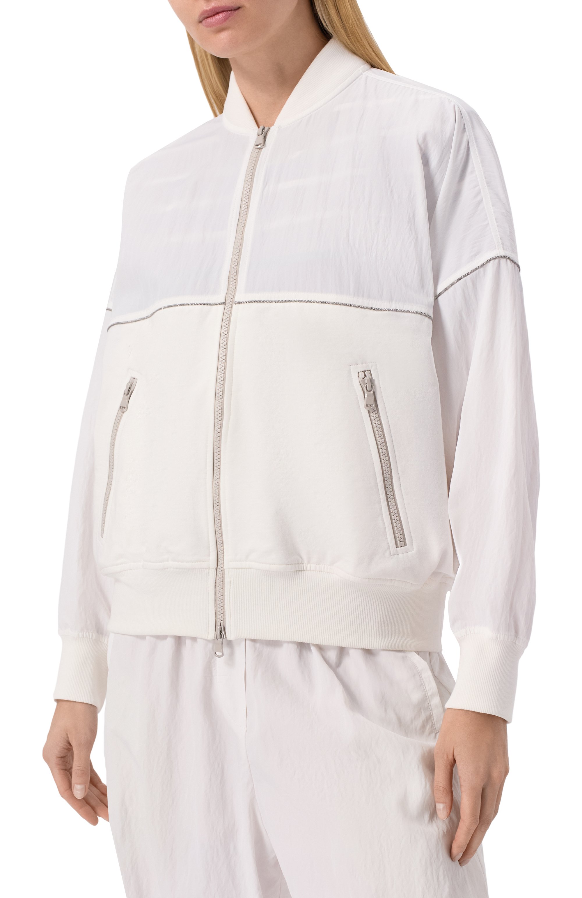 Хлопковый бомбер BRUNELLO CUCINELLI, арт. MH827VE706, фото 3