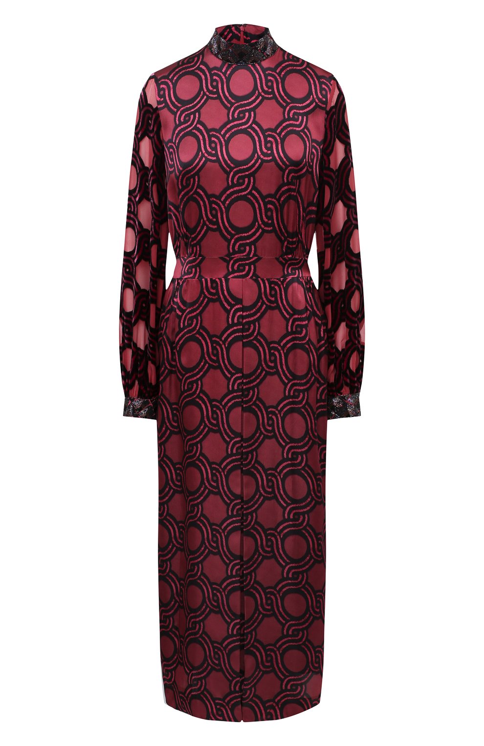 Атласное платье DRIES VAN NOTEN, арт. 202-38624-1278, фото 1