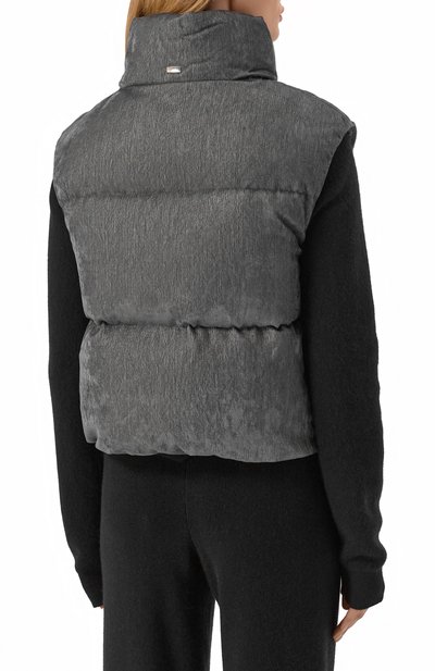 Пуховый жилет HERNO серого цвета по цене 87100 руб., арт. PI00157DR/12728, фото 4 Пуховый жилет HERNO, арт. PI00157DR/12728, фото 4