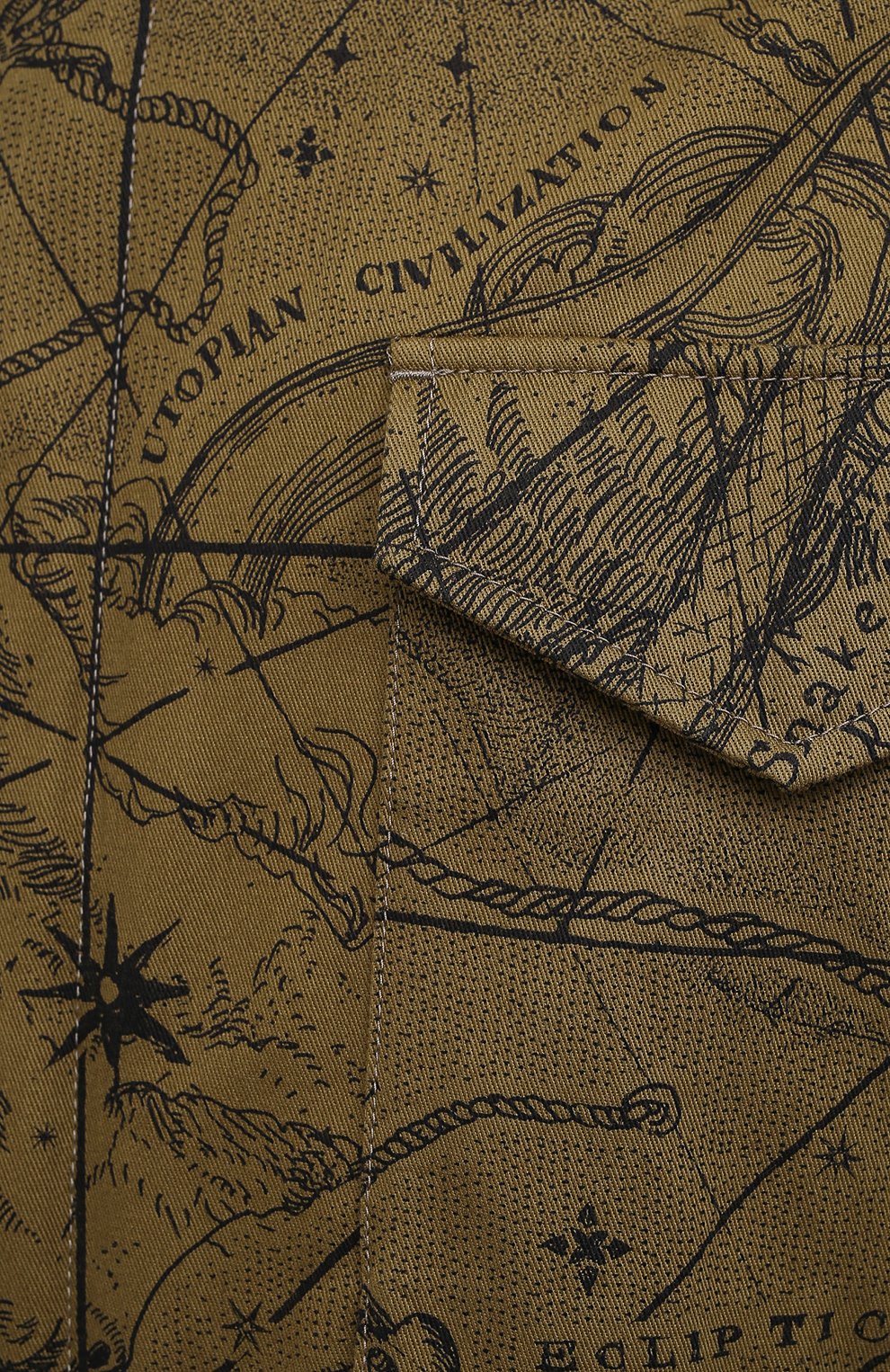 Хлопковая куртка GIVENCHY хаки цвета по цене 206000 руб., арт. BM00GG133A, фото 6 Хлопковая куртка GIVENCHY, арт. BM00GG133A, фото 6