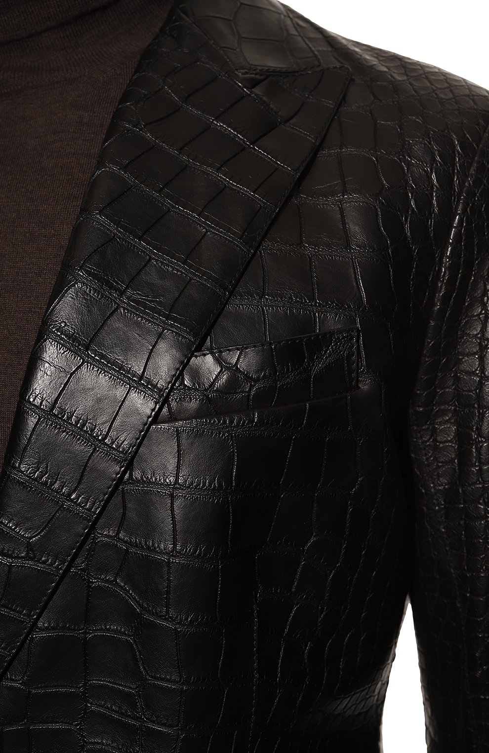 Пиджак из кожи крокодила GIORGIO ARMANI, арт. RSG05P/RSP10, фото 5