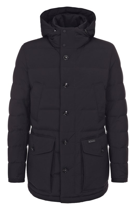 Пуховик Kiton UW2250V0440H07 Чёрный UW2250V0440H07