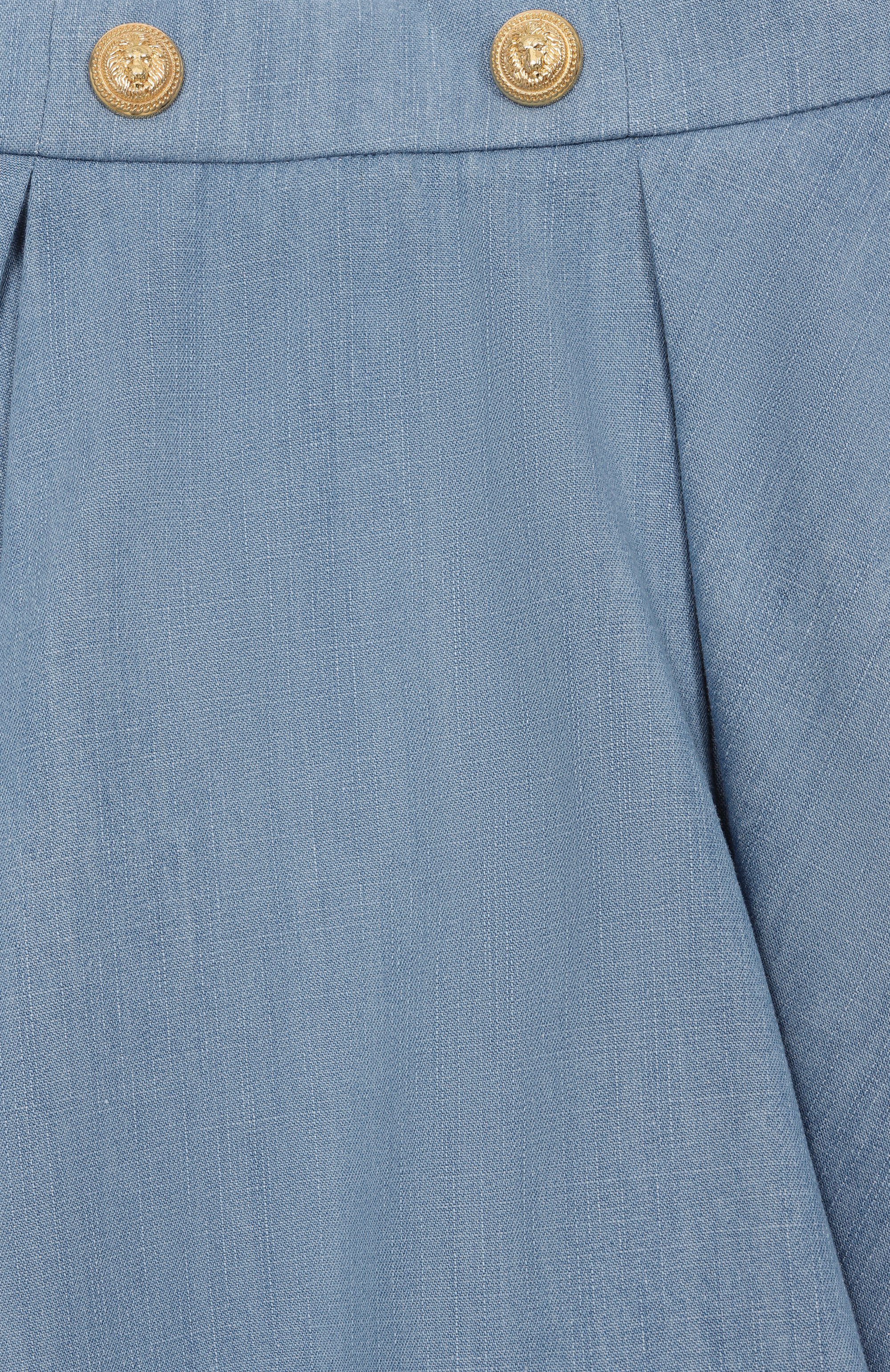 Юбка из хлопка и лиоцелла BALMAIN, арт. BY7A81, фото 3