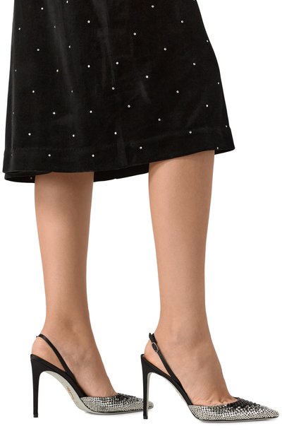 Текстильные туфли jackie 105 RENE CAOVILLA, арт. C11824-105/R001, фото 3