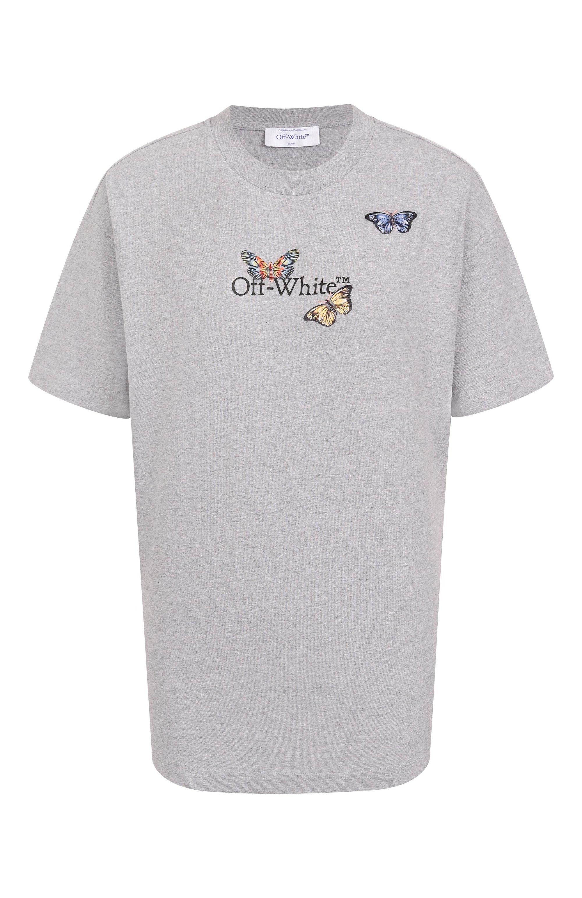 Хлопковая футболка OFF-WHITE, арт. 0WAA089S25JER0070510, фото 1
