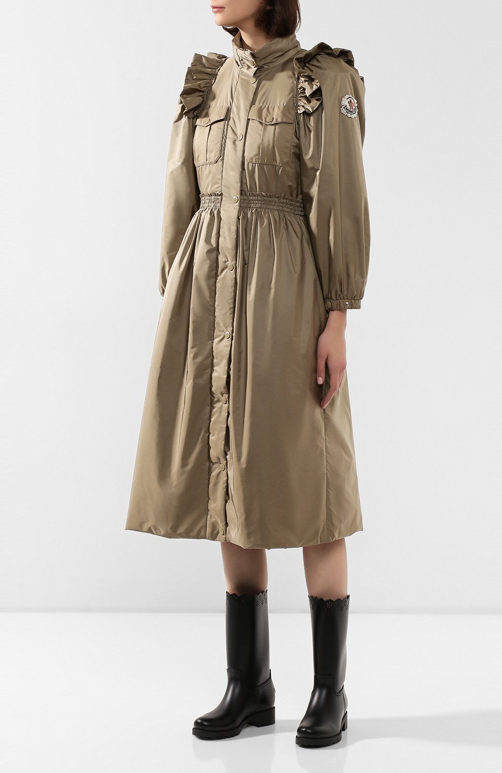 Пальто 4 moncler simone rocha MONCLER GENIUS бежевого цвета по цене 109000 руб., арт. E2-09W-49303-00-C0333, фото 3 Пальто 4 moncler simone rocha MONCLER GENIUS, арт. E2-09W-49303-00-C0333, фото 3