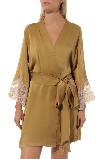 Шелковый халат CARINE GILSON, арт. AG0984VP, фото 3