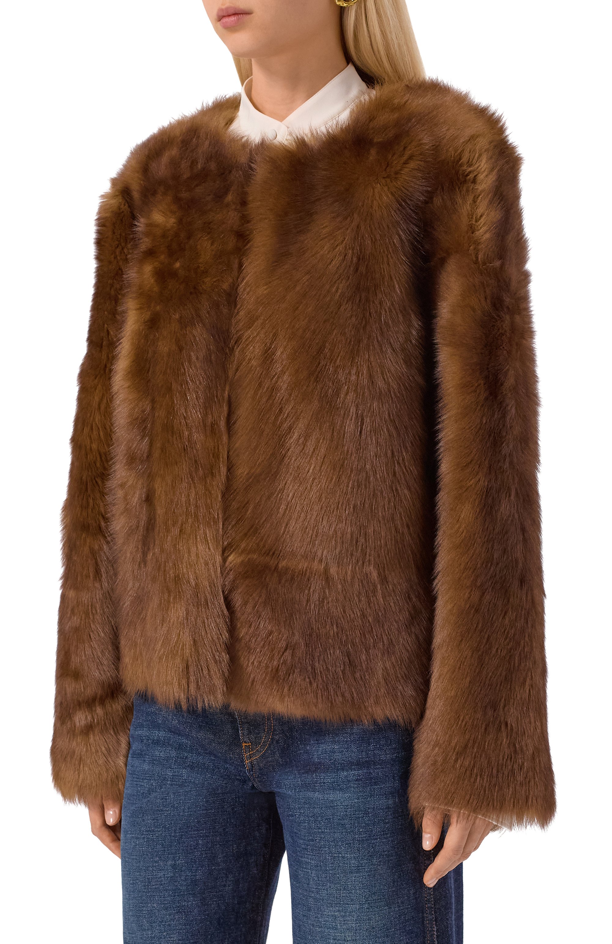 Дубленка из овчины ZIMMERMANN коричневого цвета по цене 454500 руб., арт. 6091JF251, фото 3 Дубленка из овчины ZIMMERMANN, арт. 6091JF251, фото 3